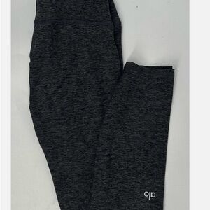 ALO yoga heather/space grey leggings
